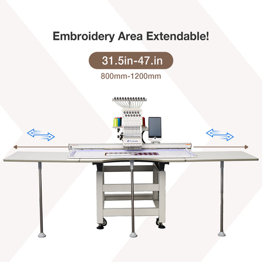 FOKUSE 15-Needle Single Head Embroidery Machine